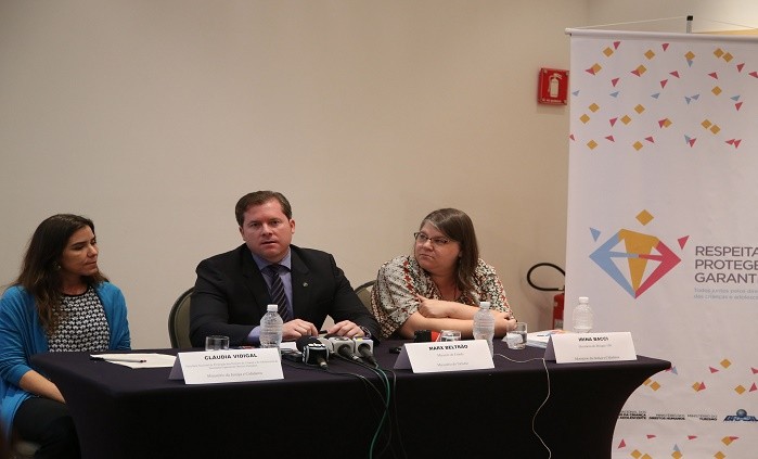 Turismo lança campanha contra exploração de menores durante o Carnaval Coletiva realizada após reunião dos órgãos envolvidos detalhou o projeto (Foto: Divulgação)
