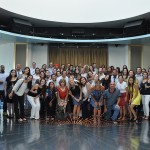 Agentes e equipe da R11 que participaram da visita ao Celebrity Infinity