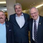 Armando Pereira, da Ubrafe, Eduardo Torturato, da SPTuris, e Aristides Cury, do Skal