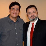 Dante Campos, da Braztoa, e Sandro Rodrigo, do Meliã Hotels