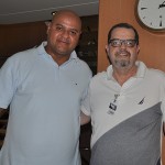 Denis Espinoza, da Visual Turismo, e Regis de Paula, da Central de Cruzeiros