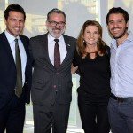 Eduardo Zorzanello e Marta Rossi, do Festuris, com Clovis Casemiro, da IGLTA, e Jean-Bruno Gillot, da Cap-Amazon Eduardo Zorzanello e Marta Rossi, do Festuris, com Clovis Casemiro, da IGLTA, e Jean-Bruno Gillot, da Cap-Amazon