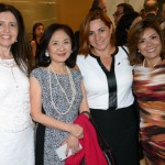 Elenice Zaparoli, do SPCVB, Chieko Aoki, da Blue Tree, Maria Clélia, do Expo Center Norte, e Ana Cintra, do Centro de Convenções Rebouças