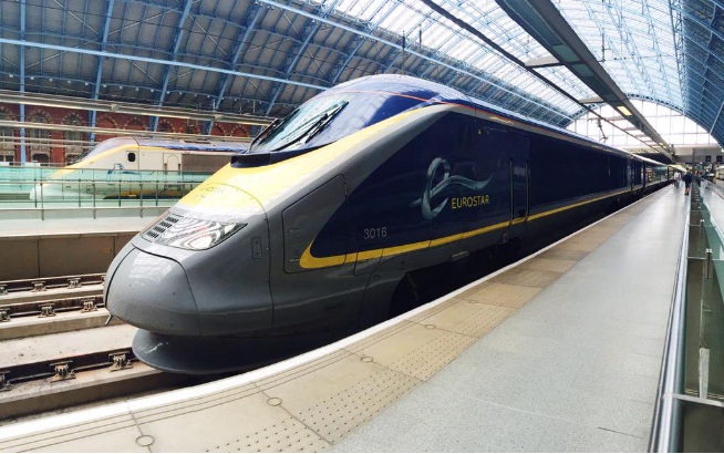 Aérea alemã Hahn Air fecha parceria com a Eurostar; entenda Trens da Eurostar podem alcançar a marca de 300 km por hora (Foto: Twitter Eurostar UK)
