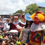 Início do desfile de bonecos em Olinda