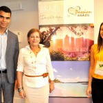 Johny Gutterres, Deborah Pereira e Mariana Rosa, da Passion Brazil