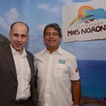 Luis Eduardo Antunes, e Luís Leite, da Viagens Noronha Brasil Luis Eduardo Antunes, e Luís Leite, da Viagens Noronha Brasil