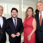 Marcos Balsamo, da Abav-SP, Gilson Lira, da Embratur, Sara Souza, do SPCVB, e João Sabino, da Abav Nacional Marcos Balsamo, da Abav-SP, Gilson Lira, da Embratur, Sara Souza, do SPCVB, e João Sabino, da Abav Nacional