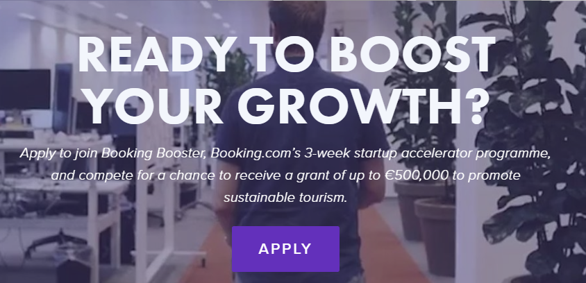 Booking lança programa para promover startups de turismo booking.com/booster