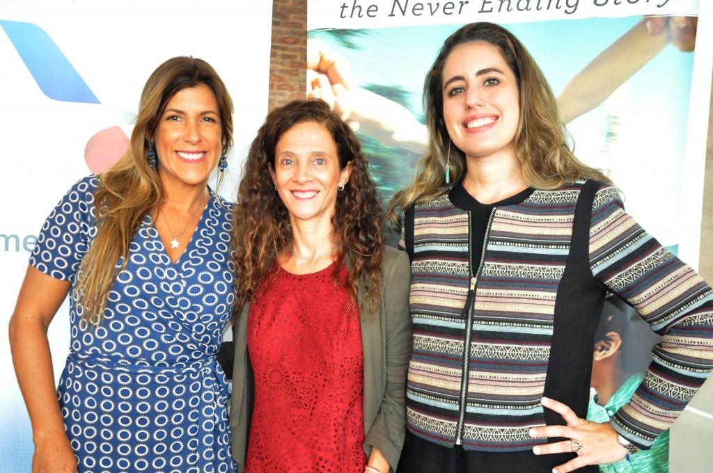 Ana Paula Gatti, da American Airlines, Jane Terra, do Visit Orlando, e Maria Clara Rompani, da Discover Cruises