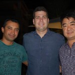 André Matos, da TCH Turismo, com Daniel Dias, da Viagens Mais, e Renato Kido, da Visual