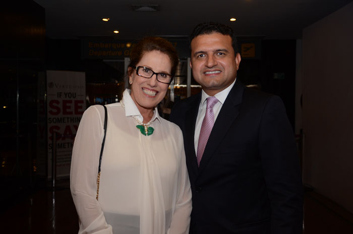 Angela Belluco, do SeaDream, e Jean Saraiva, da Silversea