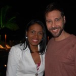 Candy Almonte, do Iberostar, com Flávio Valle, do Princípios Brazil