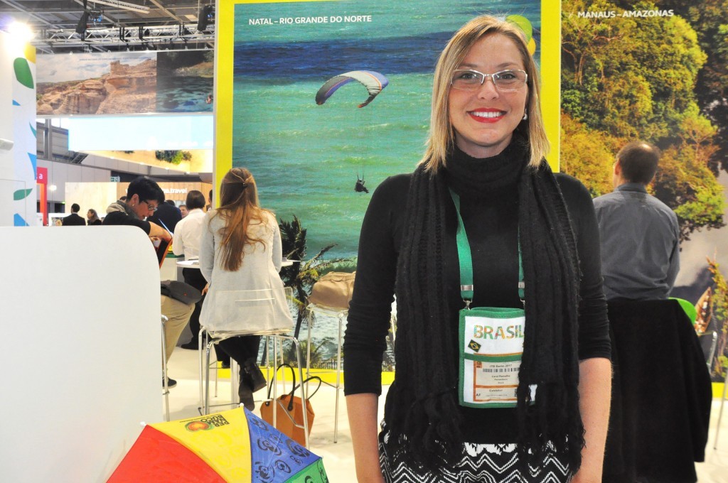 ITB - PE e Condor estudam estratégias para reforçar voo entre Brasil e Alemanha 1 Carolina Ramalho, executiva de Marketing Internacional da Empetur