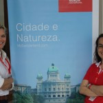Christina Gläser e Fernanada Maldonado, do Turismo da Suíça