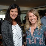 Cibele Narazaki, da United, e Carolina Cordioli, do Brand USA