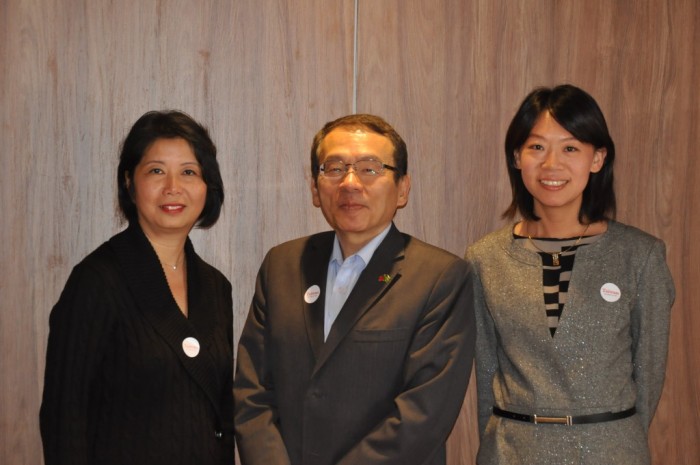 Taiwan aposta em "férias extensas" para investir no Brasil A representante do turismo de Taiwan, Andreía Shung, o consul geral, Fernando Wong, e a representante do consul, Melissa Lu, divulgaram algumas estratégias para promover o destino no brasil