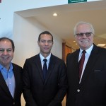 Dilson Verçosa e André Cavalcante, da American com Paulo Senise,da Turisrio Dilson Verçosa e André Cavalcante, da American com Paulo Senise,da Turisrio