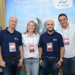 Dorival Ubertini, Tatiana, Thiago Fernando, e Flavio Augusto, do Rio Quente Resorts