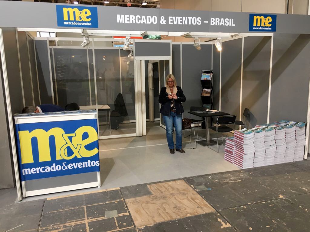 Estande do M&E já está pronto