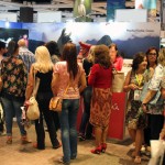 Estande do Peru, o mais movimentado da Feira. Estande do Peru, o mais movimentado da Feira.