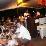Evento terminou com jantar a bordo da escuna