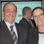 Geraldo Rocha e Cecília Ribeiro, da Abav-PR