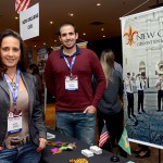 Gisela Perez e Matheus Santos, da New Orleans CVB