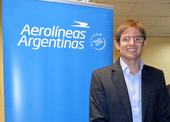 Gonzalo Romero, Gerente Geral no Brasil, da Aerolíneas Gonzalo Romero, Gerente Geral no Brasil, da Aerolíneas