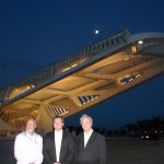 Henrique Oliveira, do Museu do Amanhã, com o ministro Marx Beltrão e Nilo Sérgio, da Setur-RJ Henrique Oliveira, do Museu do Amanhã, com o ministro Marx Beltrão e Nilo Sérgio, da Setur-RJ