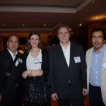 Ilan Wallach, da GSP Travel, Juliana Baraldi, Frederico Levy, da Interpoint, e Tomas Perez, da Teresa Perez