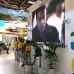 Estande do Brasil animou o público neste fim de semana