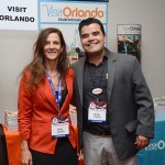 Jane Terra e Andre Almeida, do Visit Orlando