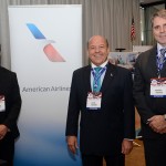 Jose Jordao, Jose Roberto Trinca e Eduardo Moraes, da American Airlines