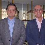 José Bouzon e Luiz Fogaça, do Arena Hotéis