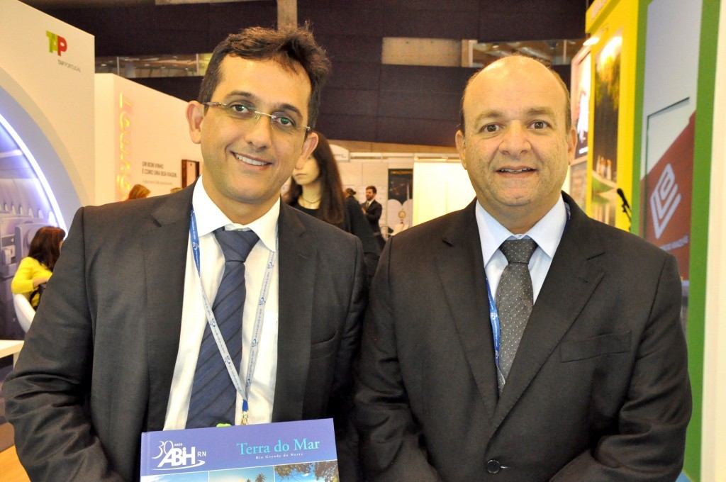 José Odédio, presidente da ABIH-RN e Abdon Gosson, VP da ABIH-RN