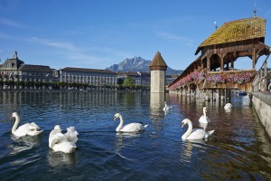 Lago de Lucerna e Ponte da Capela (Divulgação)