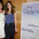 Liz Rada, da Qualitours, Glaucia Mayr, do Regent Seven Seas Cruises