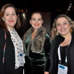 Lorenza Fonseca, da FVO Travel, Raquel Mello, da Startour, e Maria Luiza Bernardino, da Valeverde