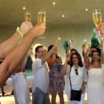 Luigi Rotunno brinda com os convidados