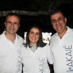 Luigi Rotunno com Claiton Armelin e Patrícia, da CVC