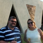 Luiz Fabri, da Tam Viagens e Bruna Eugenio, do La Torre