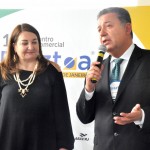 Magda Nassar, presidente da Braztoa, e Alexandre Sampaio, presidente da FBHA