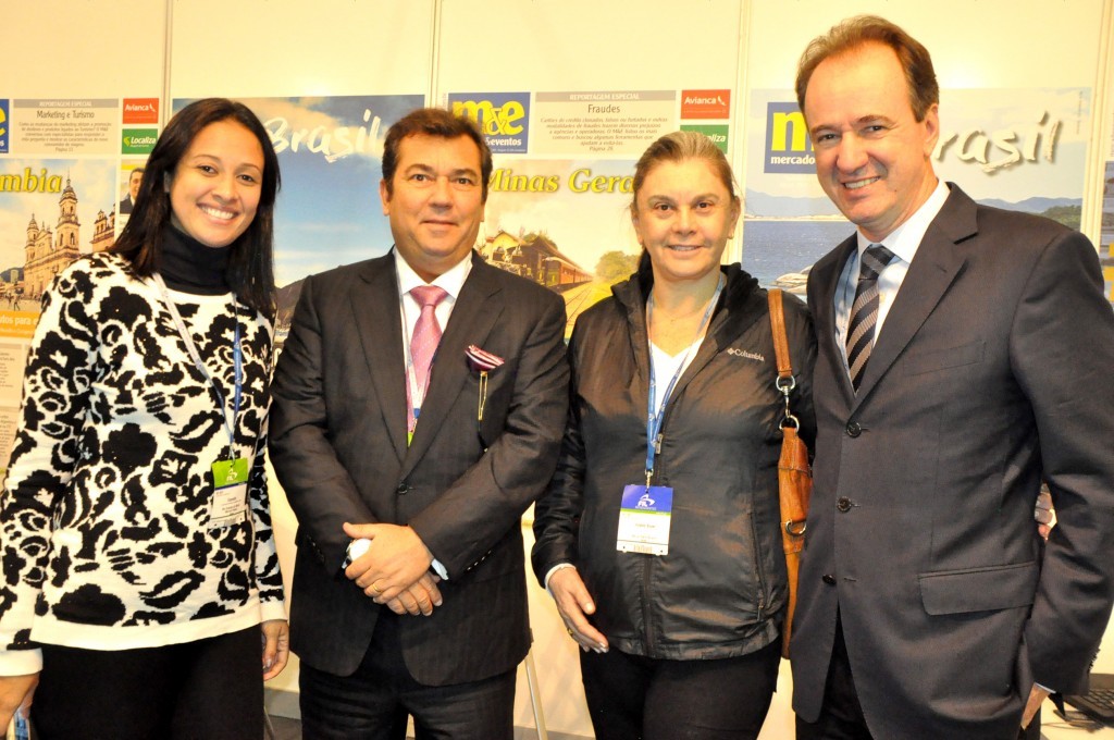 Marcela Pessoa, secretária de Turismo de Santa Cruz, Ruy Gaspar, secretário de Turismo do RN, Maria Juraim e Eduardo Barbosa, da FLOT