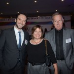 Marco Ferrer, da Oceania Cruises, Estela Farina e Andre Mercanti, da Norwegian Cruise Line