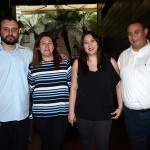María Corinaldesi, da Rail Europe, Jaime Gomes, K'atia Takahashi e Erivaldo Silva, da MMTgapnet