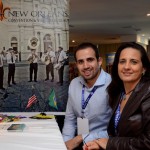 Matheus Santos e Gisela Perez, de New Orleans CVB Matheus Santos e Gisela Perez, de New Orleans CVB