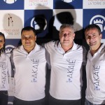 Michael Barkoczy eDaniel Firmino da Flytour com Luigi Rotunoo e Rebeca Batista, do La Torre