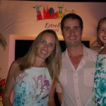 Monique, Gilberto e Valentina Ingel, da Litoral Verde