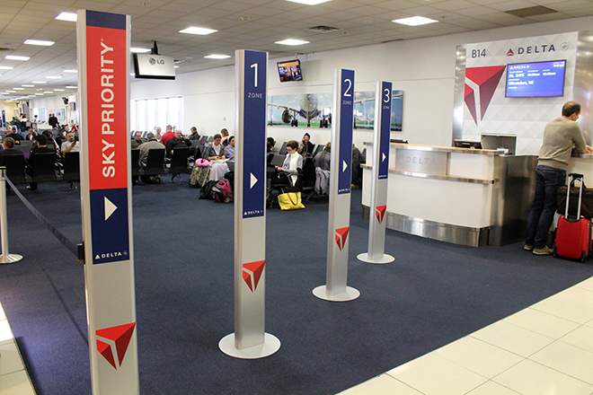 Delta inaugura novo sistema de check in facilitado em Atlanta Delta inaugura novo sistema de check in facilitado em Atlanta